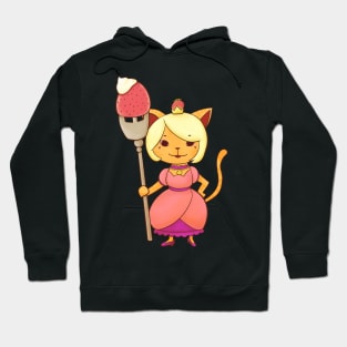 Here Comes the Strawberry Cat Hoodie